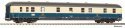 Mail Car ozeanblau-beige DB Era IV, HO, PIKO 53389