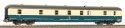 Baggage Car Dms 903 blue/ beige DB AG V, HO, PIKO 53390