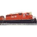 GMD SD40 - LokSound & DCC - Executive Line -- St. Lawrence & Hudson StL&H 5542 (red, white, Large StL&H), HO, Bowser Manufacturi