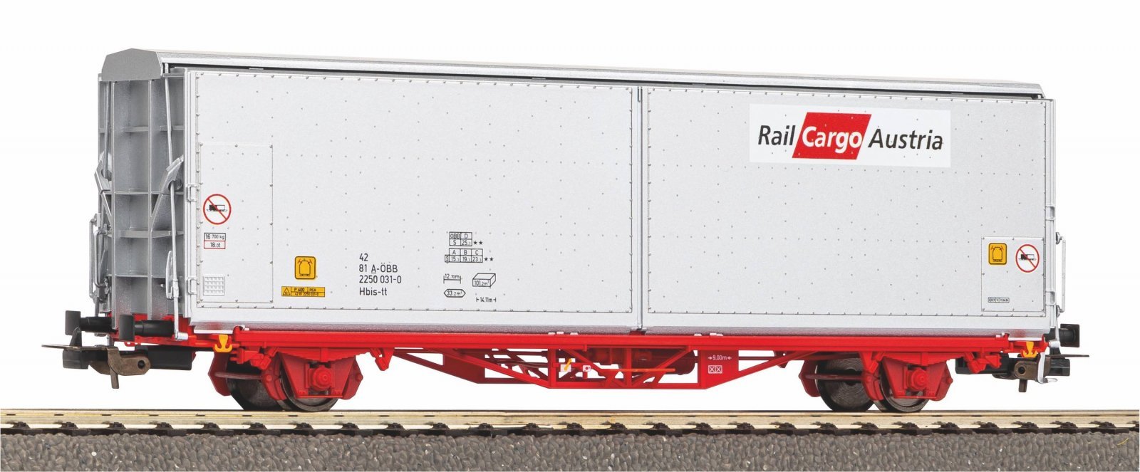 Hbis-tt Boxcar Rail Cargo Austria V, HO, PIKO 54408