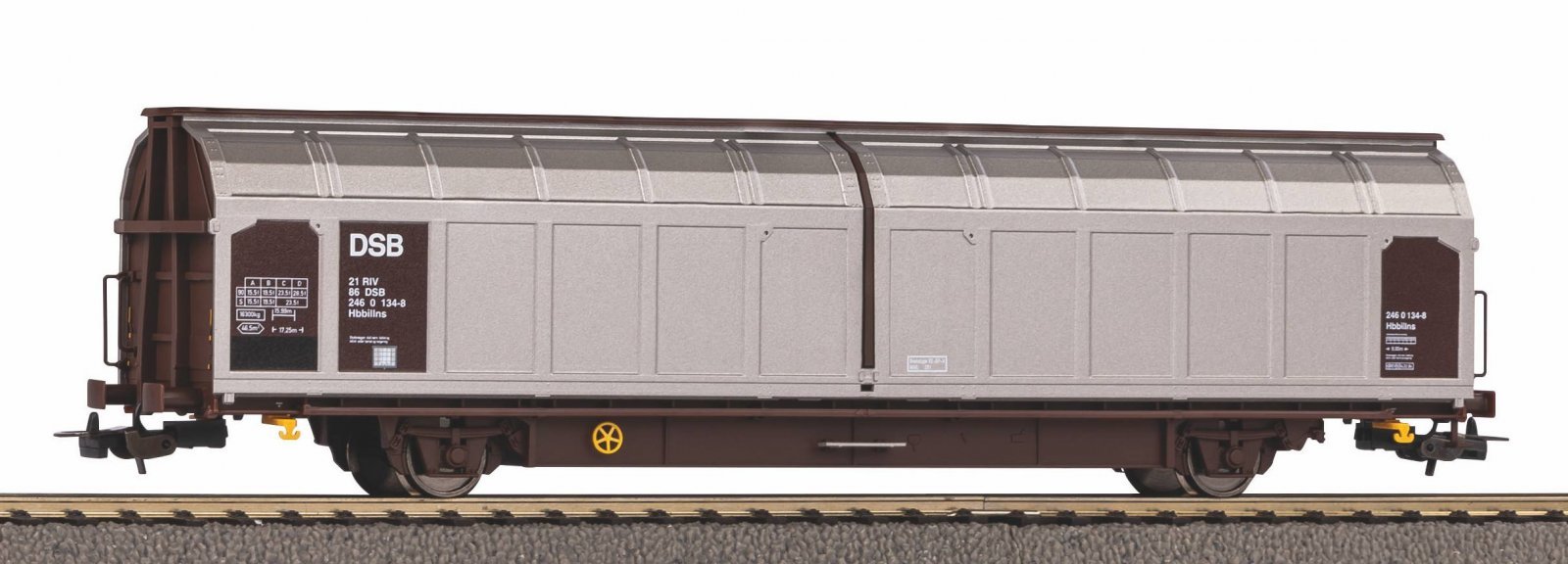 High-Capacity Sliding Wall Car DSB IV-V, HO, PIKO 54503