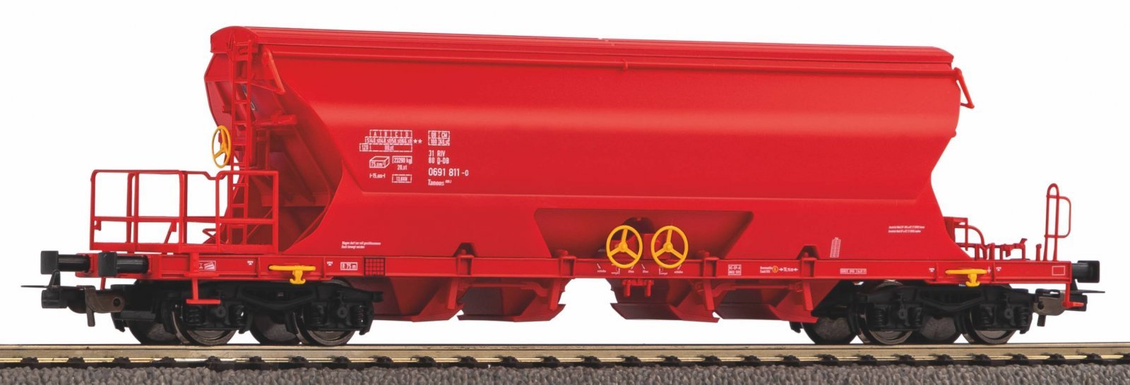 Center Self-Unloading Car Tanoos DB AG VI, HO, PIKO 54638