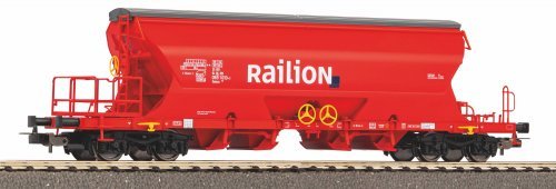 Center Self-Unloading Car Tanoos Railion-NS VI, HO, PIKO 54639