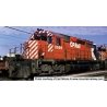 GMD SD40 - LokSound & DCC - Executive Line -- Canadian Pacific 5506 (Action Red, 5′ Stripe, Large Multimark), HO, Bowser Manuf