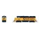 EMD GP30 Low Nose - Standard DC - Stealth -- Chessie System C&O 3012 (yellow, blue, vermillion), HO, Broadway Limited Imports 95