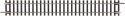 Straight Track 231mm (9.09),6 pcs, HO, PIKO 55201
