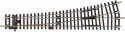 Left Switch R9/239mm, HO, PIKO 55220