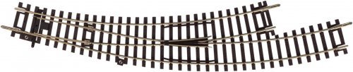Left Curved Switch R2/R3, HO, PIKO 55222