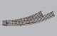 Left Curved Switch R2/R3, HO, PIKO 55222