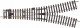 Wye Switch 30°/R9, HO, PIKO 55226