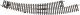 Left Curved Switch R3/R4, HO, PIKO 55227