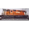 GMD SD40 - LokSound & DCC - Executive Line -- Canadian Pacific 5554 (Action Red, 8′ Stripe, Large Multimark, Ditch Lights, HO,