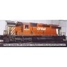 GMD SD40 - LokSound & DCC - Executive Line -- Canadian Pacific 5554 (Action Red, 8′ Stripe, Large Multimark, Ditch Lights, HO,
