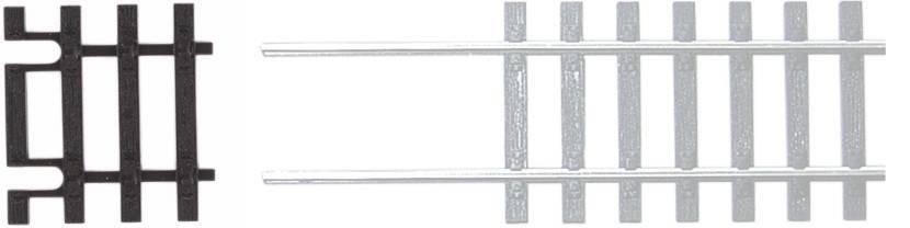 Flex Track End Ties, 31mm Long, HO, PIKO 55282