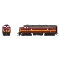 EMD F7A - Sound and DCC - Paragon4(TM) -- Boston & Maine 4268 (maroon, Harvest Gold), HO, Broadway Limited Imports 8201