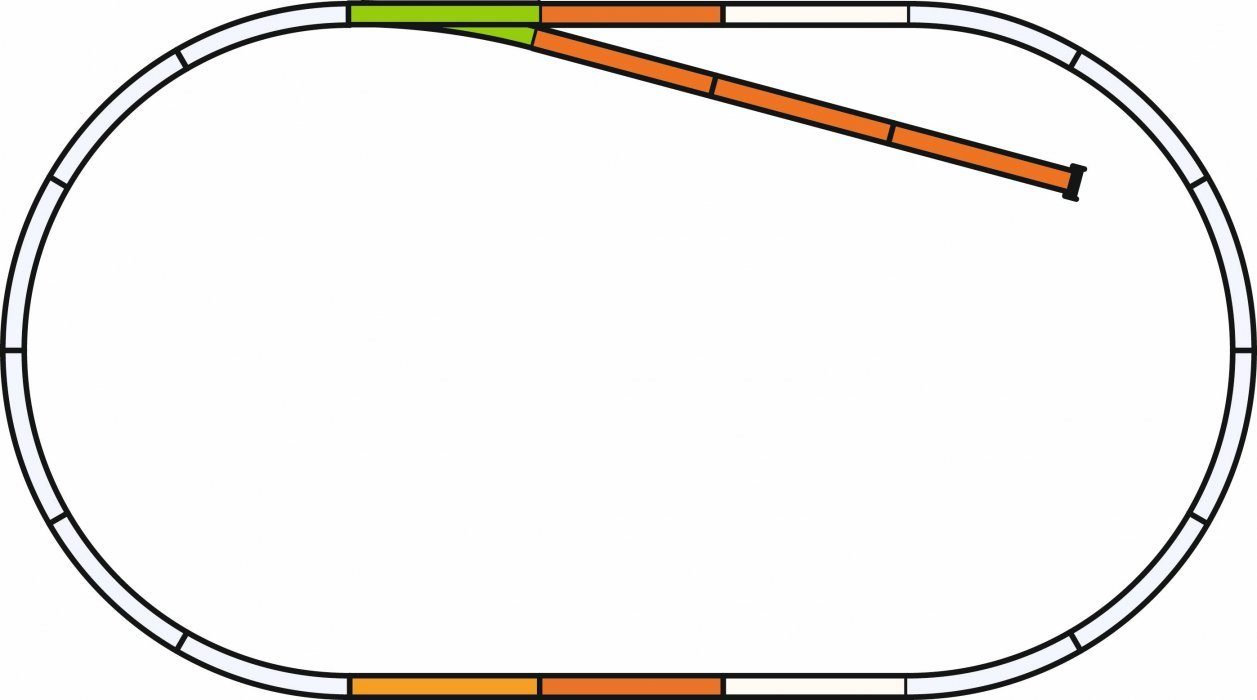 PIKO A-Track w. Roadbed Set B, HO, PIKO 55311