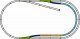 PIKO A-Track w.Roadbed Set C, HO, PIKO 55321