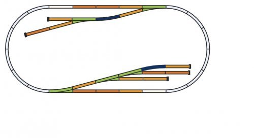 Track Set D, HO, PIKO 55330