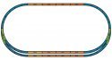 Bedding Extension sets for starter set Track A+E, HO, PIKO 55367
