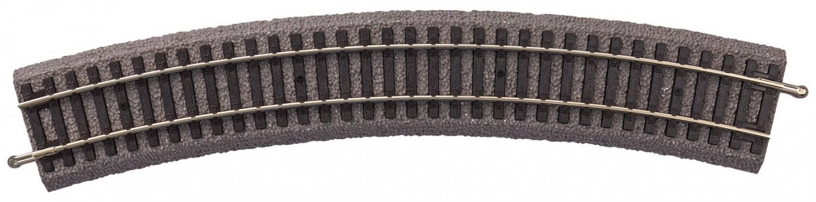 PIKO A-Track w. roadbed R3 484 PU6, HO, PIKO 55413