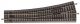 PIKO A-Track w.Roadbed Turnout WL, HO, PIKO 55420