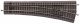 PIKO A-Track w.Roadbed Turnout WR, HO, PIKO 55421