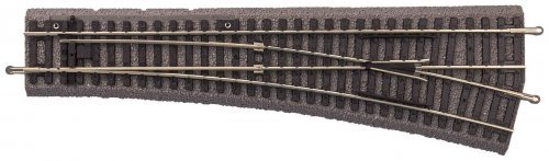 PIKO A-Track w.Roadbed Turnout WR, HO, PIKO 55421