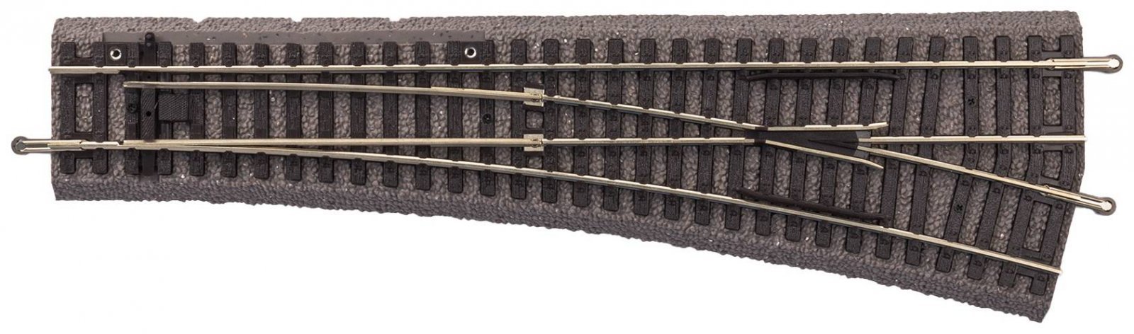 PIKO A-Track w.Roadbed Turnout WR, HO, PIKO 55421
