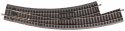 PIKO A-track w roadbed, Left Curved Switch BWL R3, HO, PIKO 55427