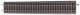 PIKO A-track w roadbed, Transition track to ROCO** GeoLine, HO, PIKO 55433