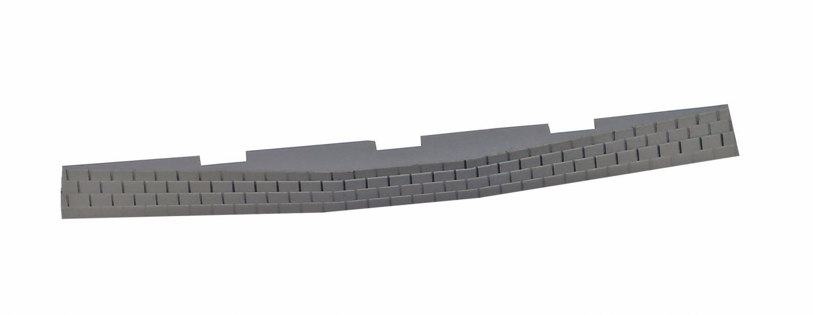 PIKO A-Track Roadbed housing for turnout drive, left hand curved turnout (6 pieces), HO, PIKO 55443