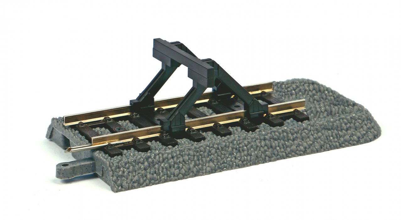 PIKO A-Track Roadbed endpieces w.Buffer stop, HO, PIKO 55446