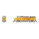 EMD GP30 Low Nose - Standard DC - Stealth -- Union Pacific 844 (Nevada State RR Museum 2020s, yellow, light gray, red), HO, Broa