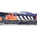 GMD SD40 No Dynamic Brakes - LokSound & DCC - Executive Line -- Canadian National 5089 (black, red, white Seargent Stripes, Ditc