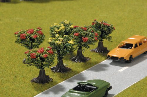 Flowering Bushes, 6 pcs, HO, PIKO 55744