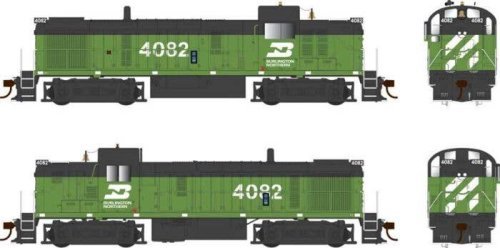 Alco RS3 Phase 3 - LokSound & DCC -- Burlington Northern 4081 (Cascade Green, black white), HO, Bowser Manufacturing Co. 25187
