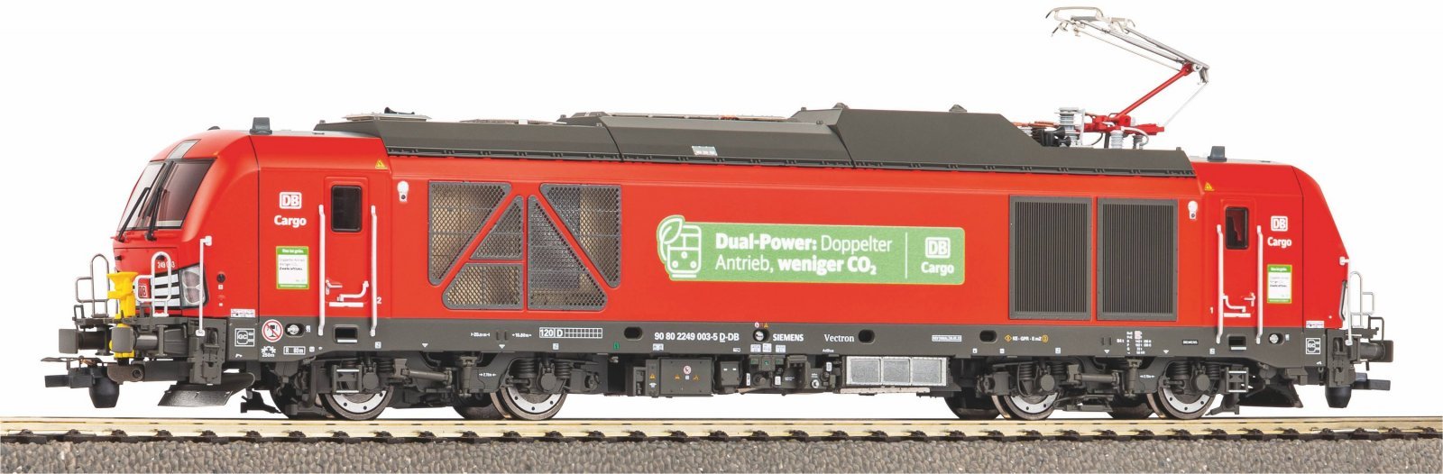 Sound Electric Locomotive / Diesel Locomotive dual mode BR 249 DB AG VI AC Version, incl. PIKO Sound Decoder, HO, PIKO 55929