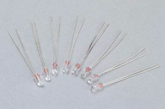 Bulbs for Blue Flash, 8 pcs, HO, PIKO 56015