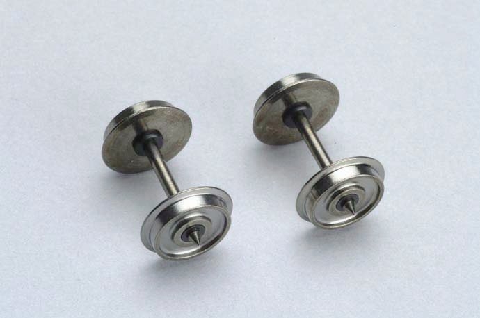Wheelset,11.3mm,2x Insul.,2 pcs, HO, PIKO 56051