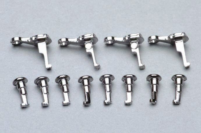 Crankpins (set of 8 + 4) Silver, HO, PIKO 56083