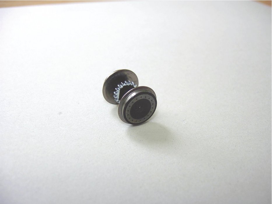 Whlset BR189 DC w/Tire,2 pcs, HO, PIKO 56179