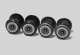 Wheelset Vectron DC (4 Pcs), HO, PIKO 56182