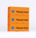 3-Piece Set 20 Container Hapag-Lloyd, HO, PIKO 56202