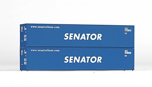 Container 40 Senator 2 Pcs, HO, PIKO 56240