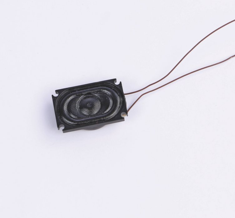 Replacement loudspeaker, square, with frame 15 x 25 x 6.4 mm (4Ohm/1-2W), All Scales, PIKO 56332