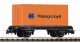 myTrain Flatcar w Container, HO, PIKO 57022
