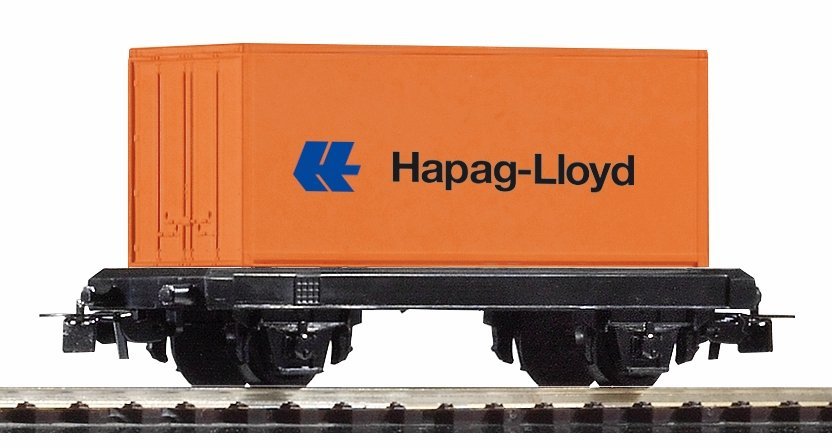 myTrain Flatcar w Container, HO, PIKO 57022
