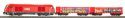 Starter Set kids Freight Train Rh 2016 ÖBB with two open Freight Car Eaos, HO, PIKO 57033