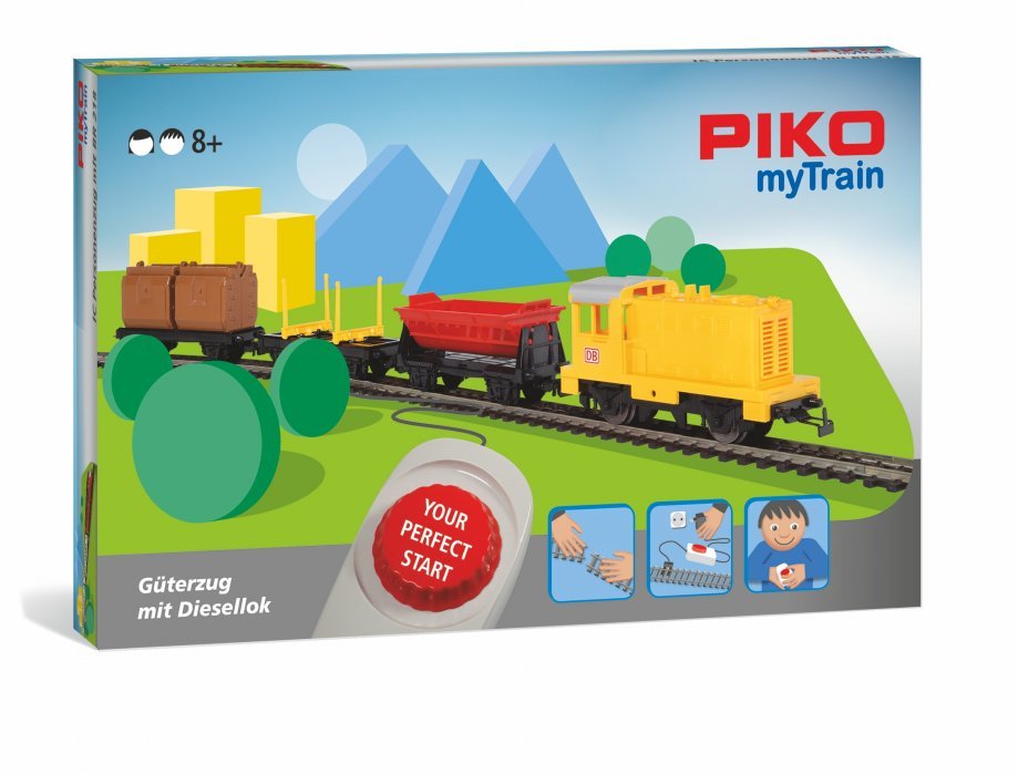myTrain Diesel Switcher Starter Set, HO, PIKO 57090