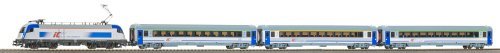 Starter Set Electric Locomotive EU 44 + 3 Car PKP IC VI A-Track + B, HO, PIKO 57116